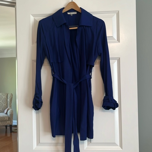 Poema Women’s Deep Purple Long Jacket Great Condition - Picture 1 of 10